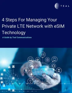 White Paper: 4 Steps for Managing Your Private LTE Network with eSIM Technology White Paper: 4 Steps for Managing Your Private LTE Network with eSIM Technology